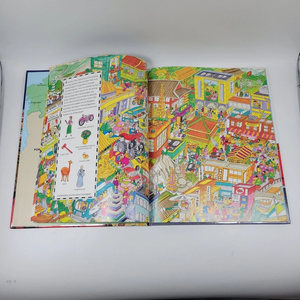 VTG‎ Where Is Carmen Sandiego Look And Find Book Lenaya Raack 1996